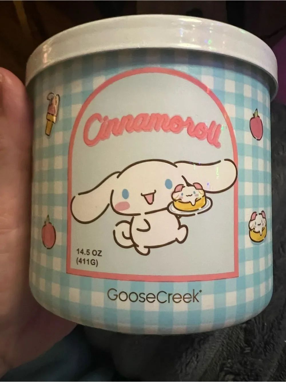 Goose Creek x Sanrio Cinnamoroll Candle - Peach Mochi 3 Wick